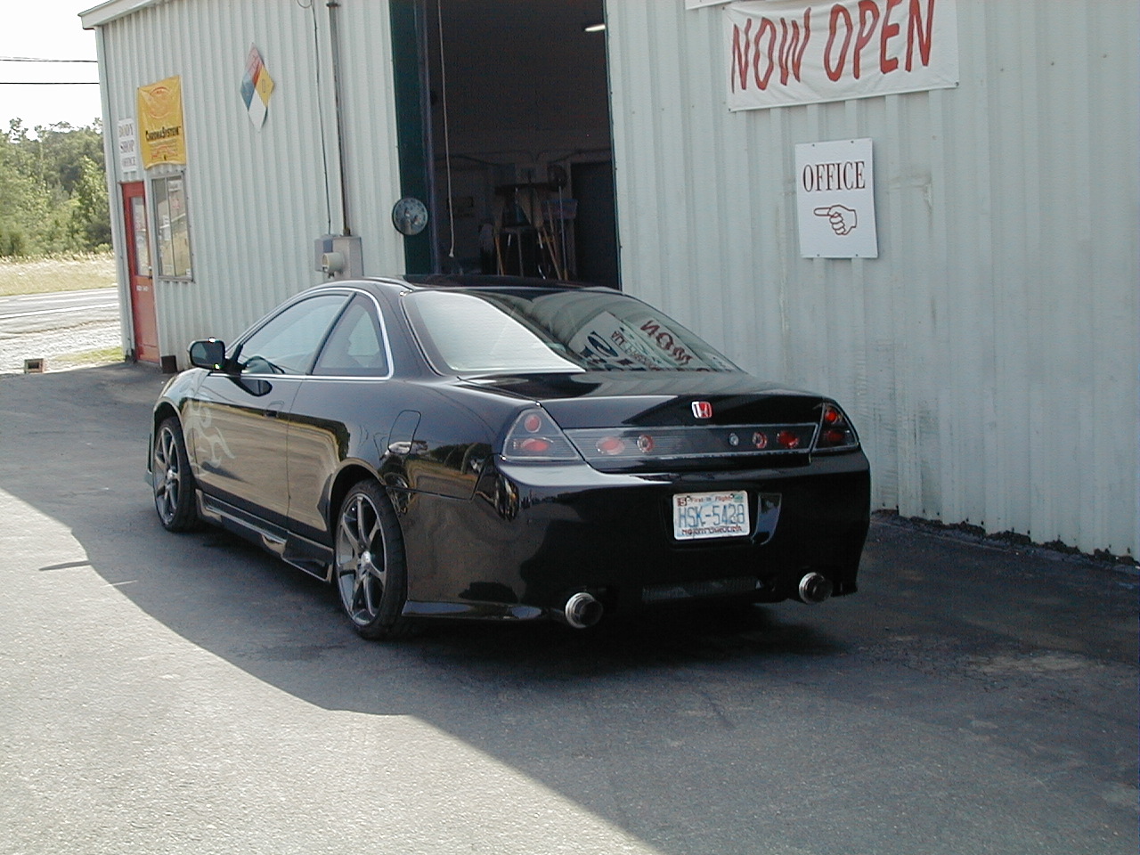 Rear view honda Accord Rear view honda Accord