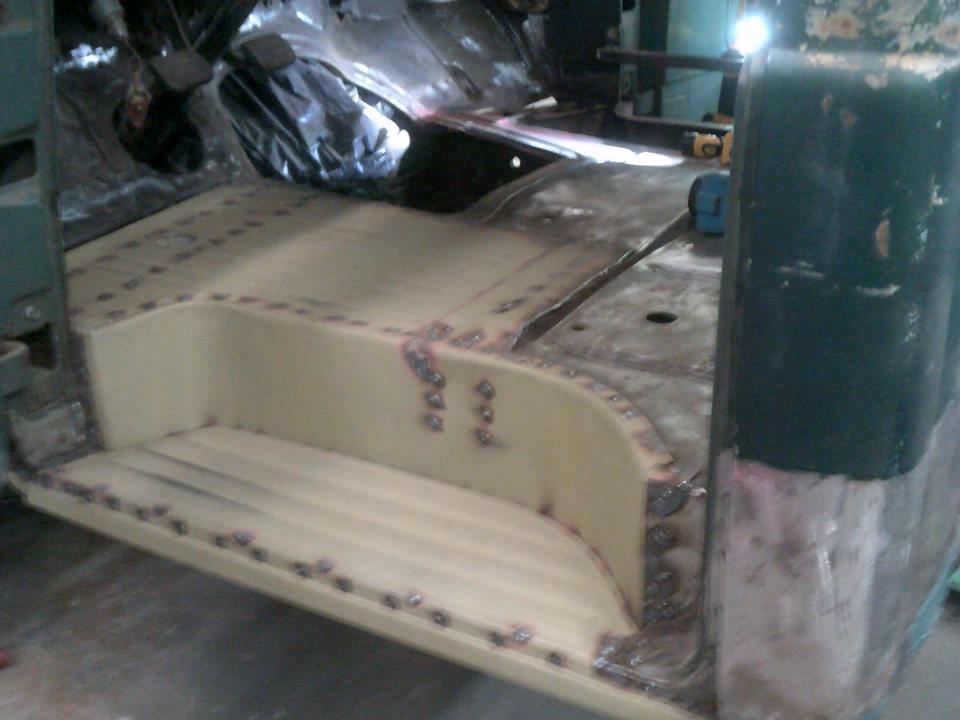 58 Ford Floor Pans Installed