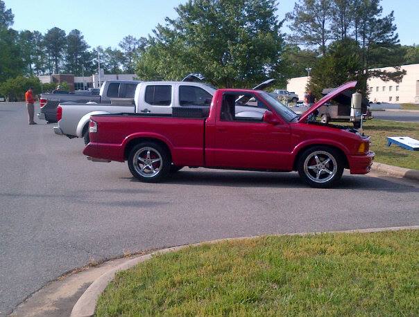 !995 Chevy S-10 shop truck 1st place at A Car Show