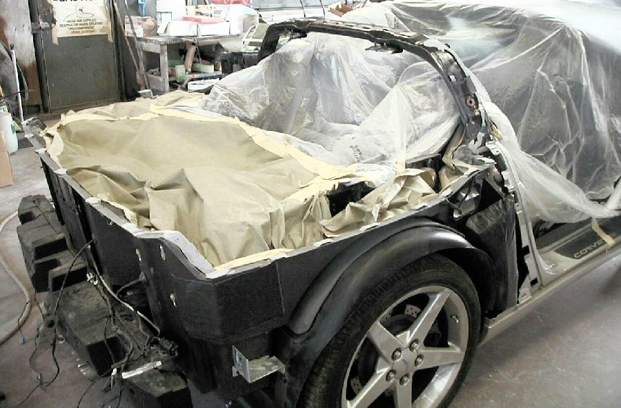 2005 Chevy Corvette During Repairs 2005 Chevy Corvette During Repairs